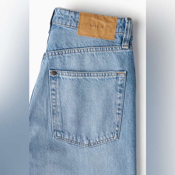 H&M AVA ULTRA HIGH RISE WIDE LEG JEANS Size 8 - Picture 4 of 9